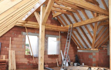 Warden Street attic trusses